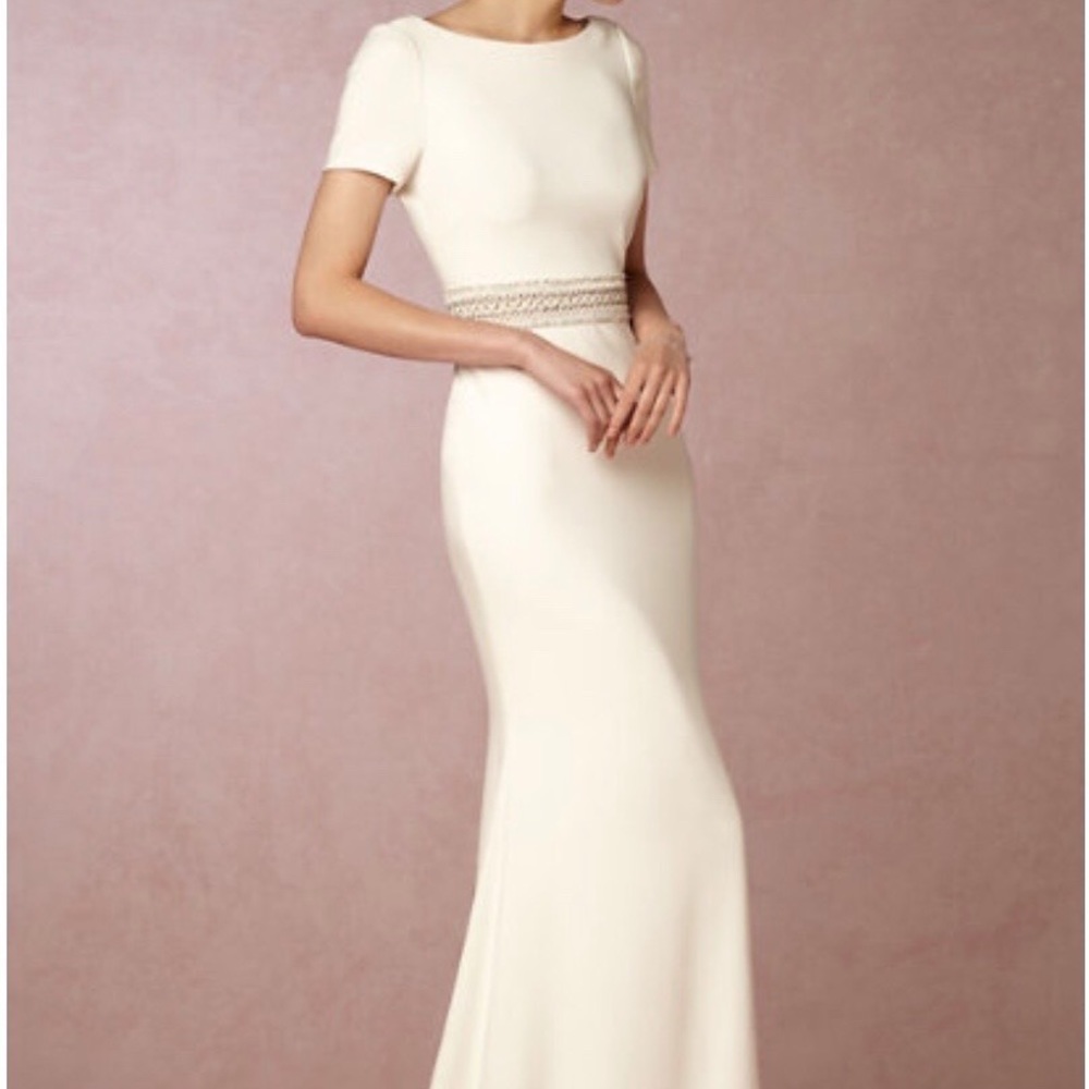 BHLDN Bagdley Mishka White Alice Dress size 6